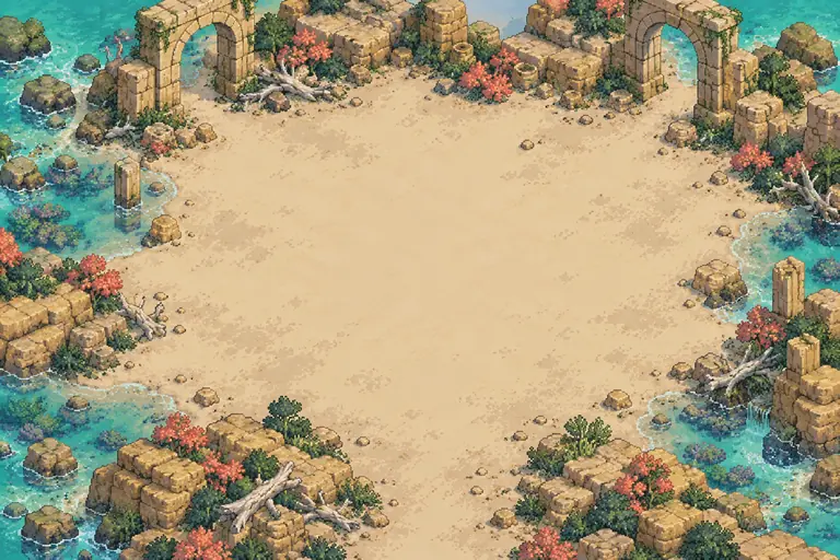 Ruinas de la marea